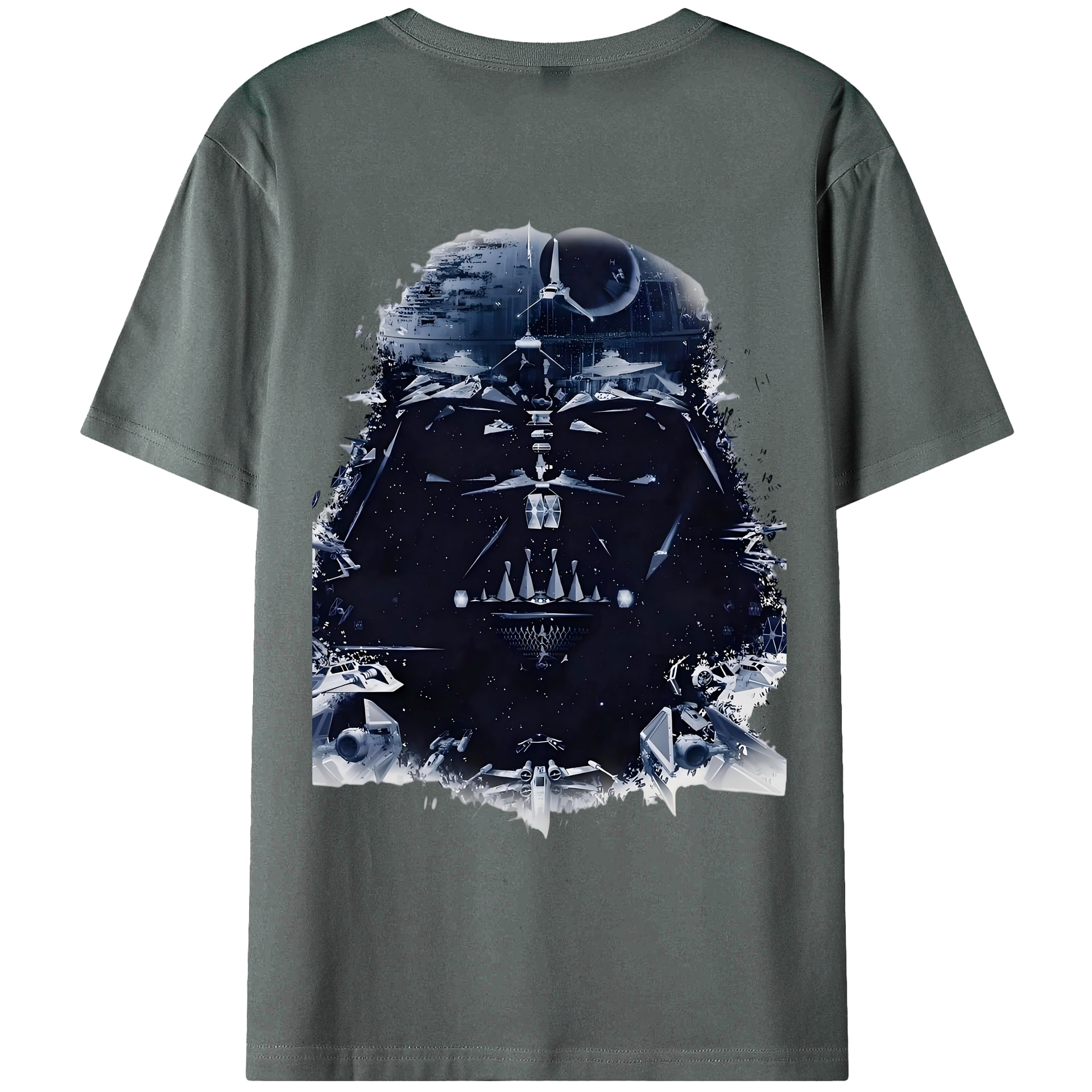 （画像用） スター・ウォーズ Star Wars 綿100％ メンズ半袖Tシャツ（バックプリント） 通気性